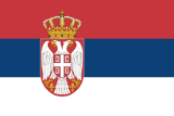 Serbiens flag