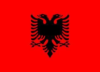 Albaniens flag